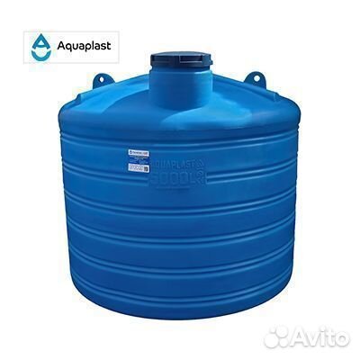 Бак пластиковый пищевой 5 кубов (вертикальный)