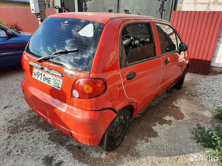 Разбор дэу матиз