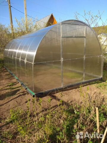 Теплица прямостенные усиленные оцинкованные