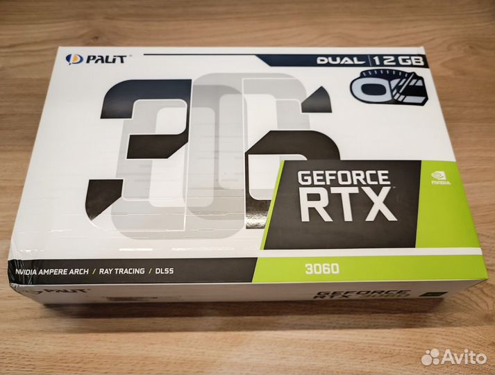 Видеокарта Palit GeForce RTX 3060 Dual OC Б/У