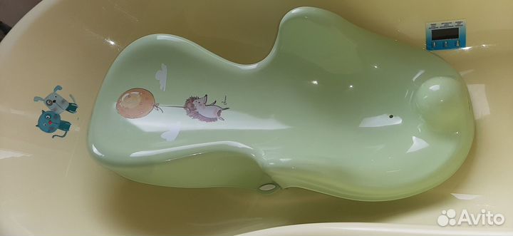 Ванночка детская для купания с горкой