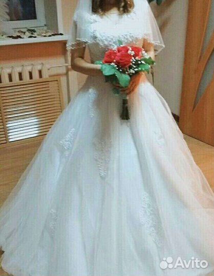 Свадебное платье пышное