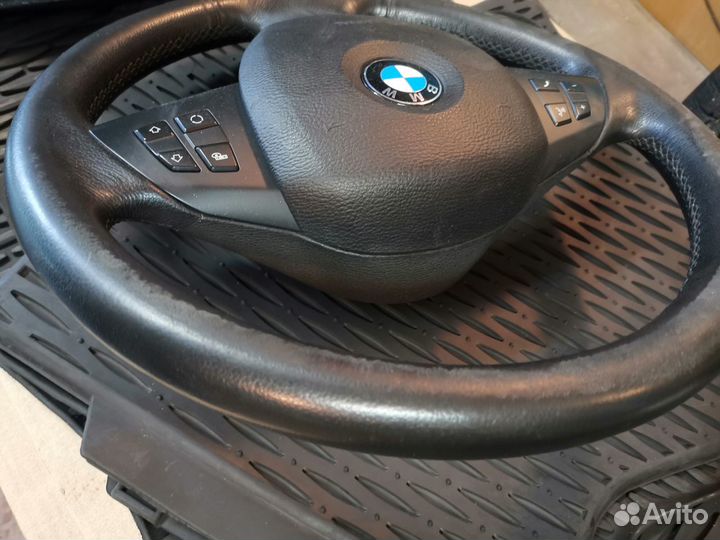 Руль бмв х5, x6 е70, е71 с подушкой srs airbag