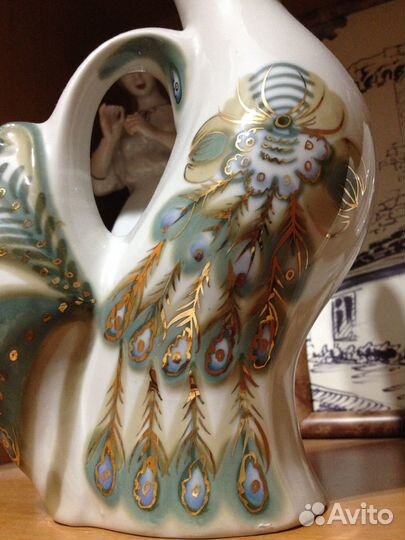 Штоф «Павлин» («Жар-птица») Полонне зхк 70-е Новый