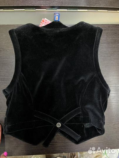 Жилетка для девочки велюровая