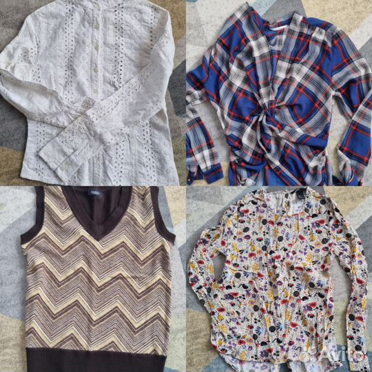 Женские вещи пакетом 42 44 (блуза, рубашка)