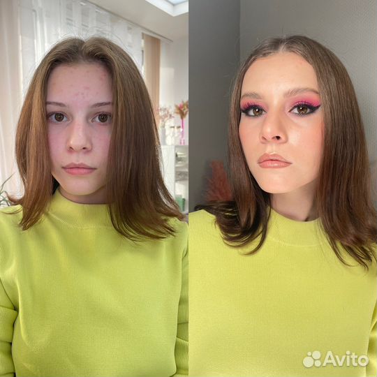 Визажист, макияж, локоны