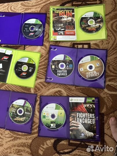 Диски на xbox 360 + kinect