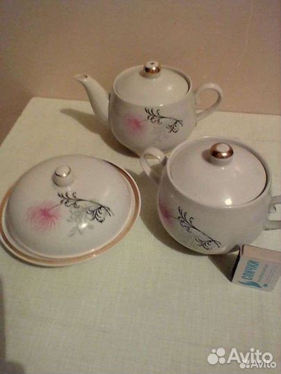 Лафетник, сахарницы,кружки,солонки СССР