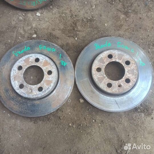 Диски тормозные перед Шкода Фабия 1