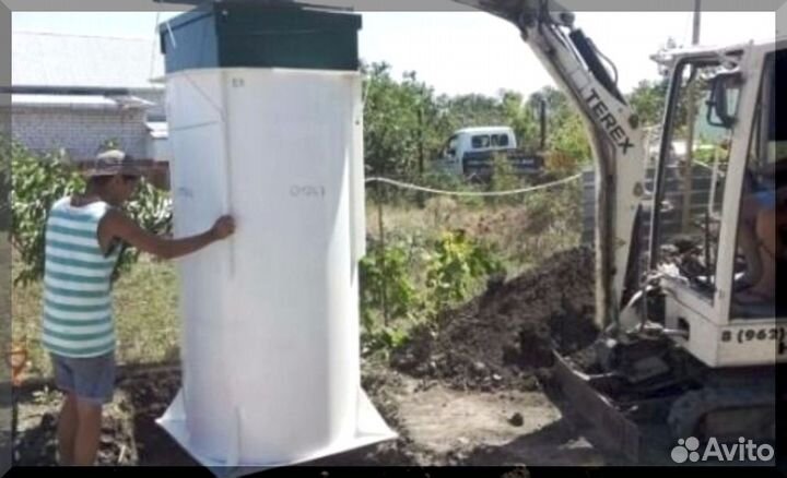 Установка септика. Рассрочка 12 мес