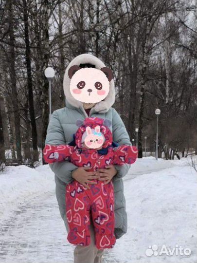 Зимний комбинезон для девочки 74 zuka