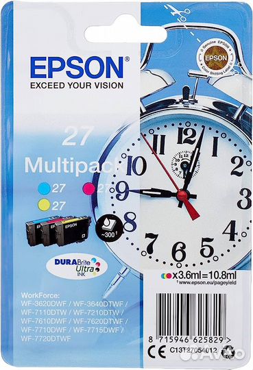 Картридж Epson 27 C13T27054012, Multipack