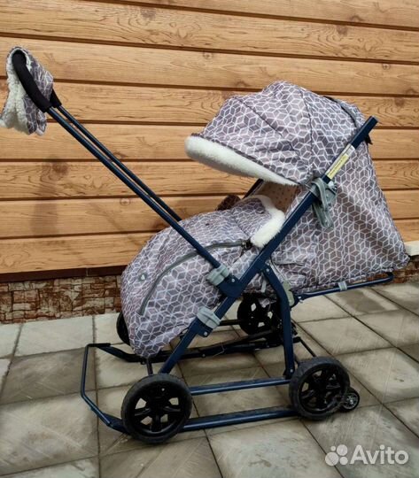 Коляска-санки 