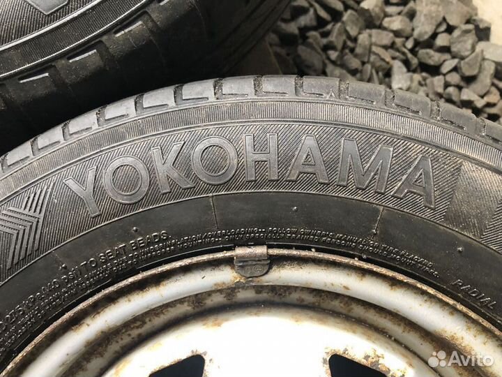 Yokohama A'Drive R13 175/70 на штампах Ваз