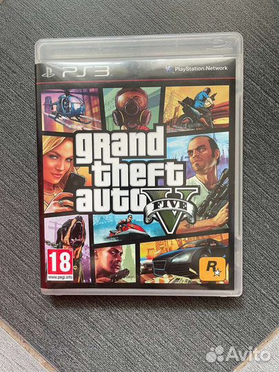 Диски на PS3 GTA 5