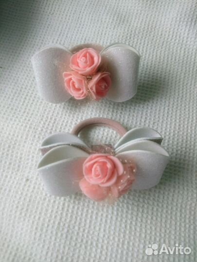 Бантики для волос ручной работы