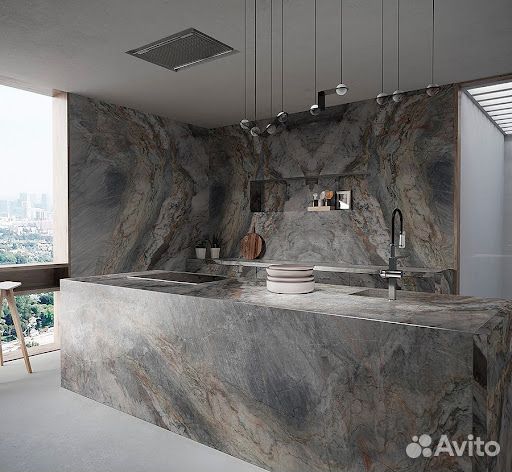Столешница из искусственного камня (акрил, кварц)