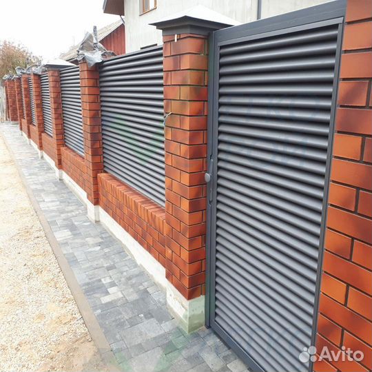 Забор жалюзи