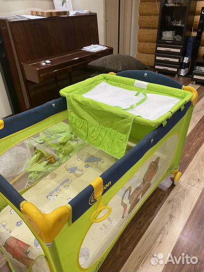 Кроватка манеж складная с матрасом