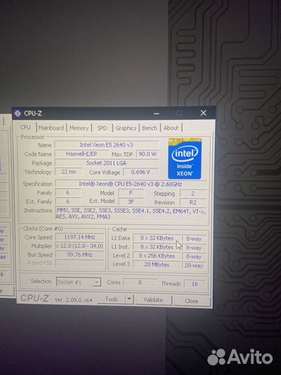 Xeon e5 2640 v3 комплект