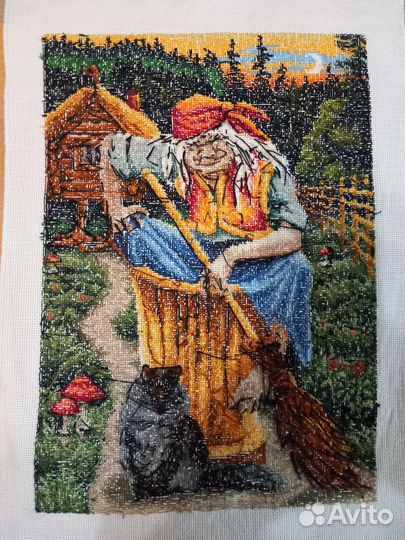 Картина вышитая крестом
