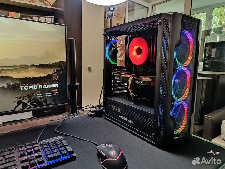 Игровой комп Ryzen 5 3600+ RX 7600 8Gb