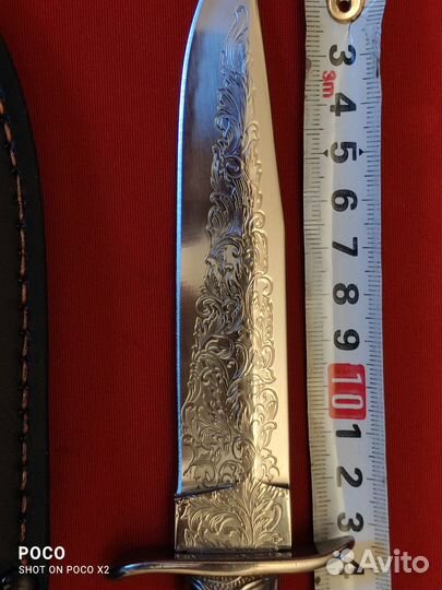 Финка нквд, офицерская,наградная,сталь95Х18,Ковка