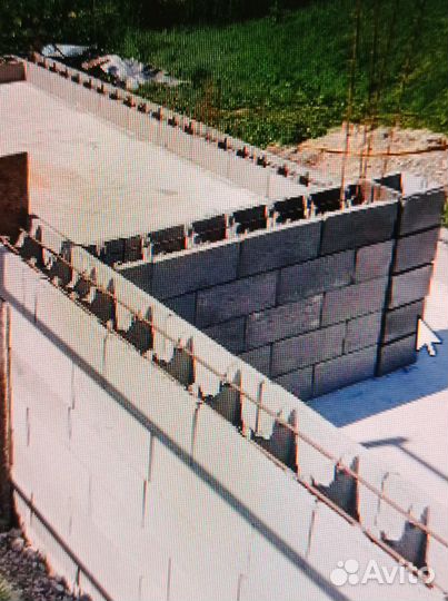 Несъемная опалубка фундамент