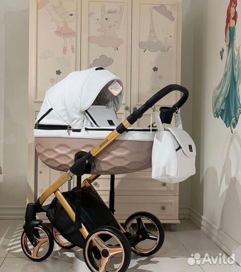 Коляска Adamex Chantal Star Deluxe 2в1 3в1 новая