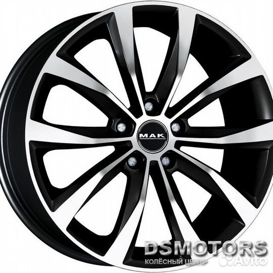 Диски Wolf 7.5/17 5x110 ET40 d65.1 black mirror