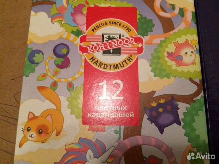 Карандаши цветные 12 цветов