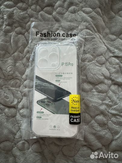 Чехол на iPhone 15 pro прозрачный