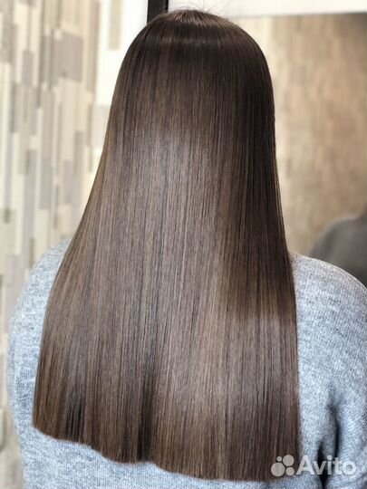 Кератиновое выпрямление