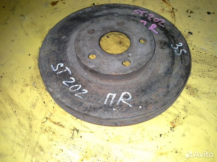 Тормозной диск передний toyota corona exiv 202