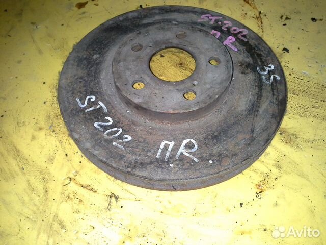 Тормозной диск передний toyota corona exiv 202