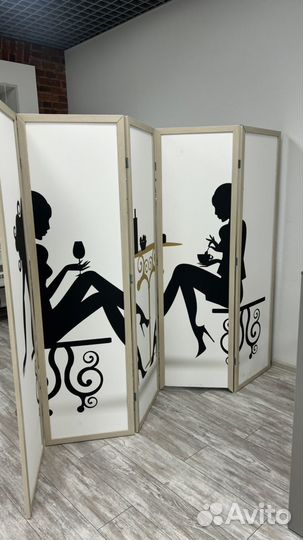 Ширма перегородка деревянная бу