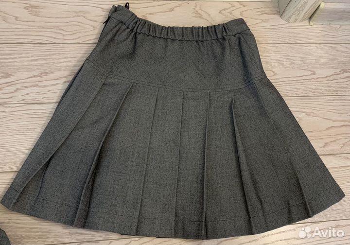 Школьная форма для девочки серая на рост 140