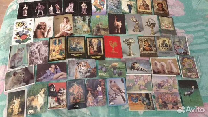 Календарики карманные 90х