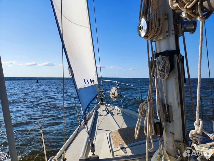 Прогулки на парусной яхте по Волге, аренда яхты