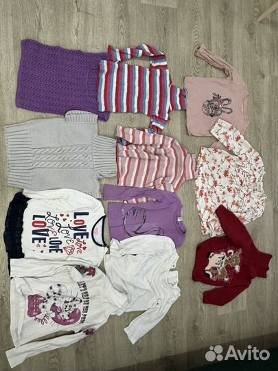 Детские вещи пакетом на девочку 92