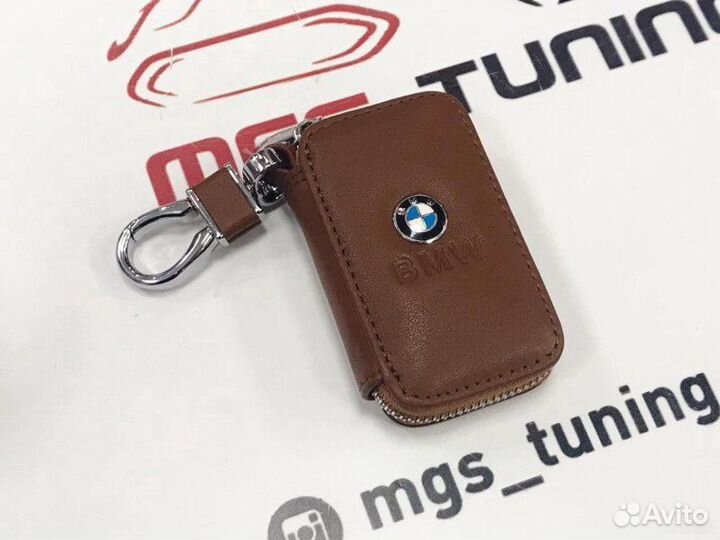 Ключница универсальная BMW коричневая