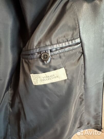 Куртка Versace Collection из натуральной кожи, ори