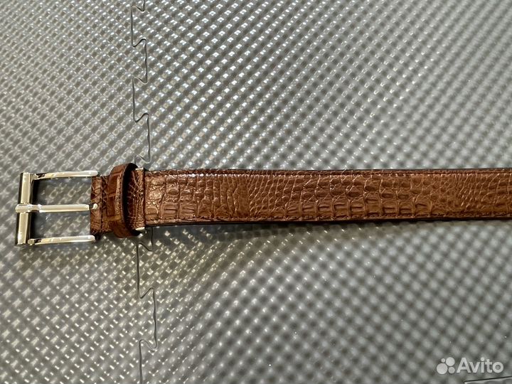Ремень мужской из кожи крокодила