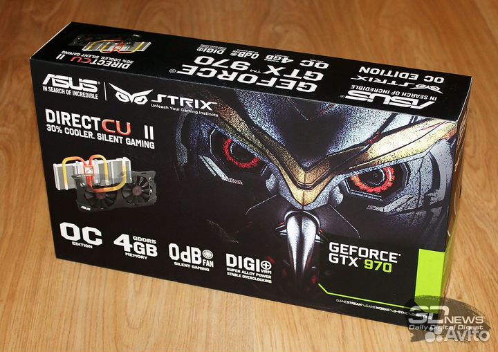 Видеокарта asus strix 970GTX