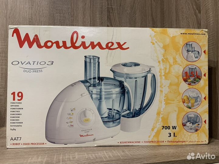 Кухоный комбайн Moulinex Ovatio 3 Duo Press france