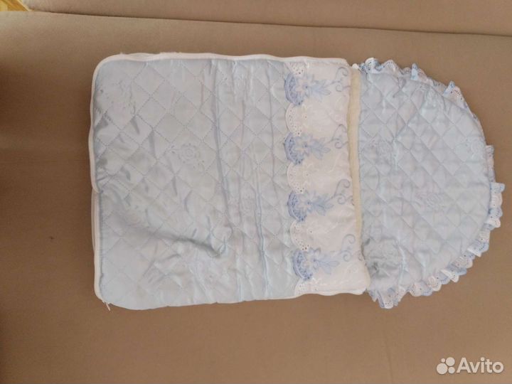 Конверт на выписку осень-зима для мальчика