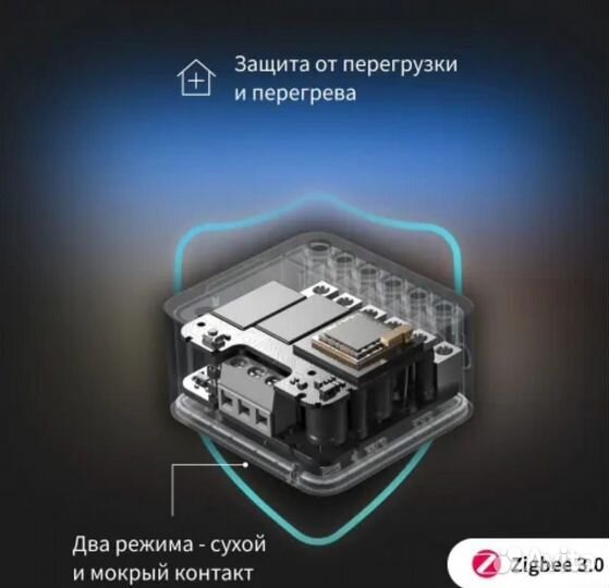 Реле 2 канальное Aqara T2 llkzmk12lm