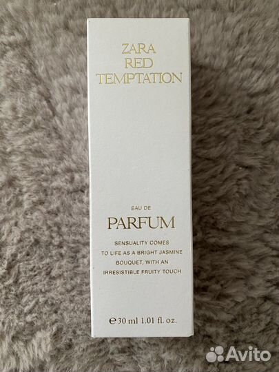 Zara Red temptation новые 80 30 10