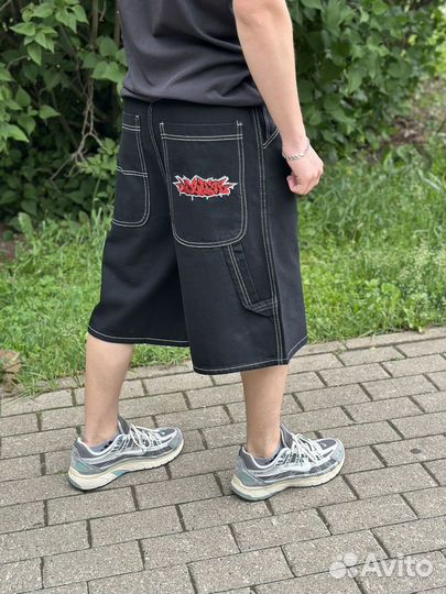 Джинсовые шорты wexwear y2k (в наличии)